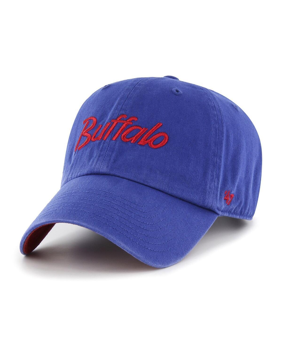 Mens 47 Royal Buffalo Bills Crosstown Clean Up Adjustable Hat Product Image