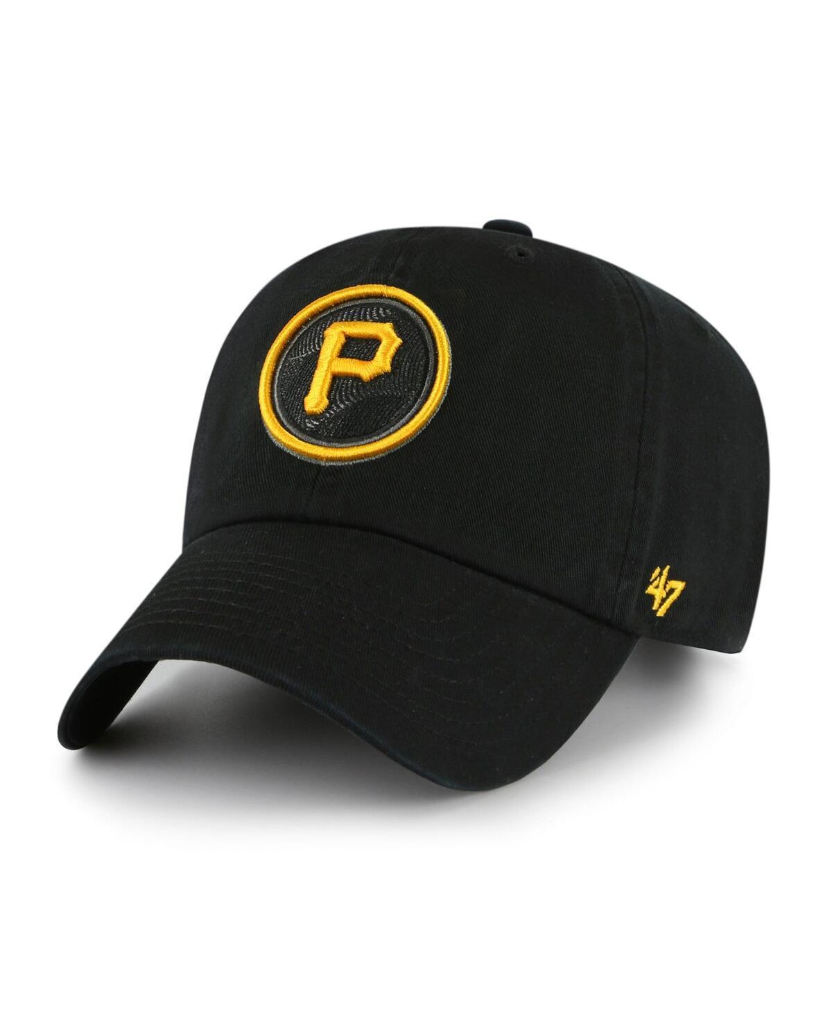 Mens 47 Brand Black Pittsburgh Pirates 2023 City Connect Clean Up Adjustable Hat Product Image