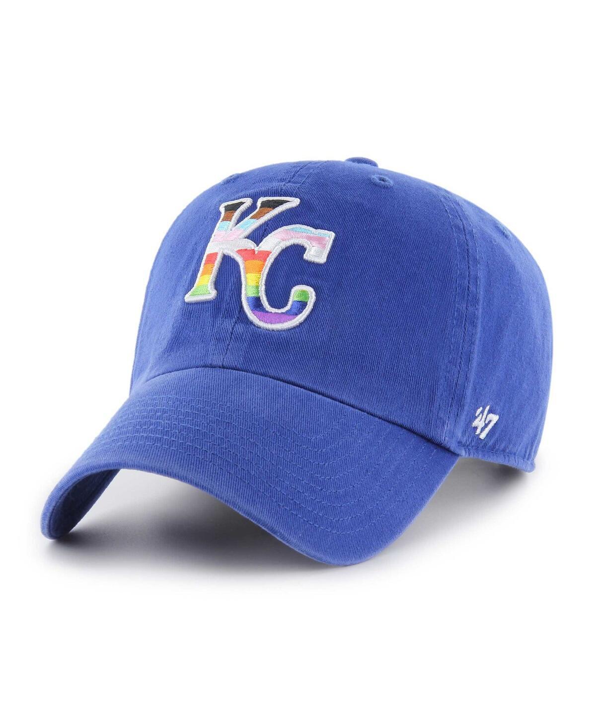 Mens 47 Brand Royal Kansas City Royals Team Pride Clean Up Adjustable Hat Product Image