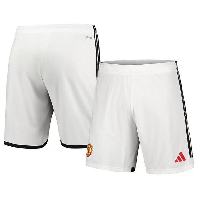 Mens adidas Manchester United 2023/24 Home Replica Shorts Product Image