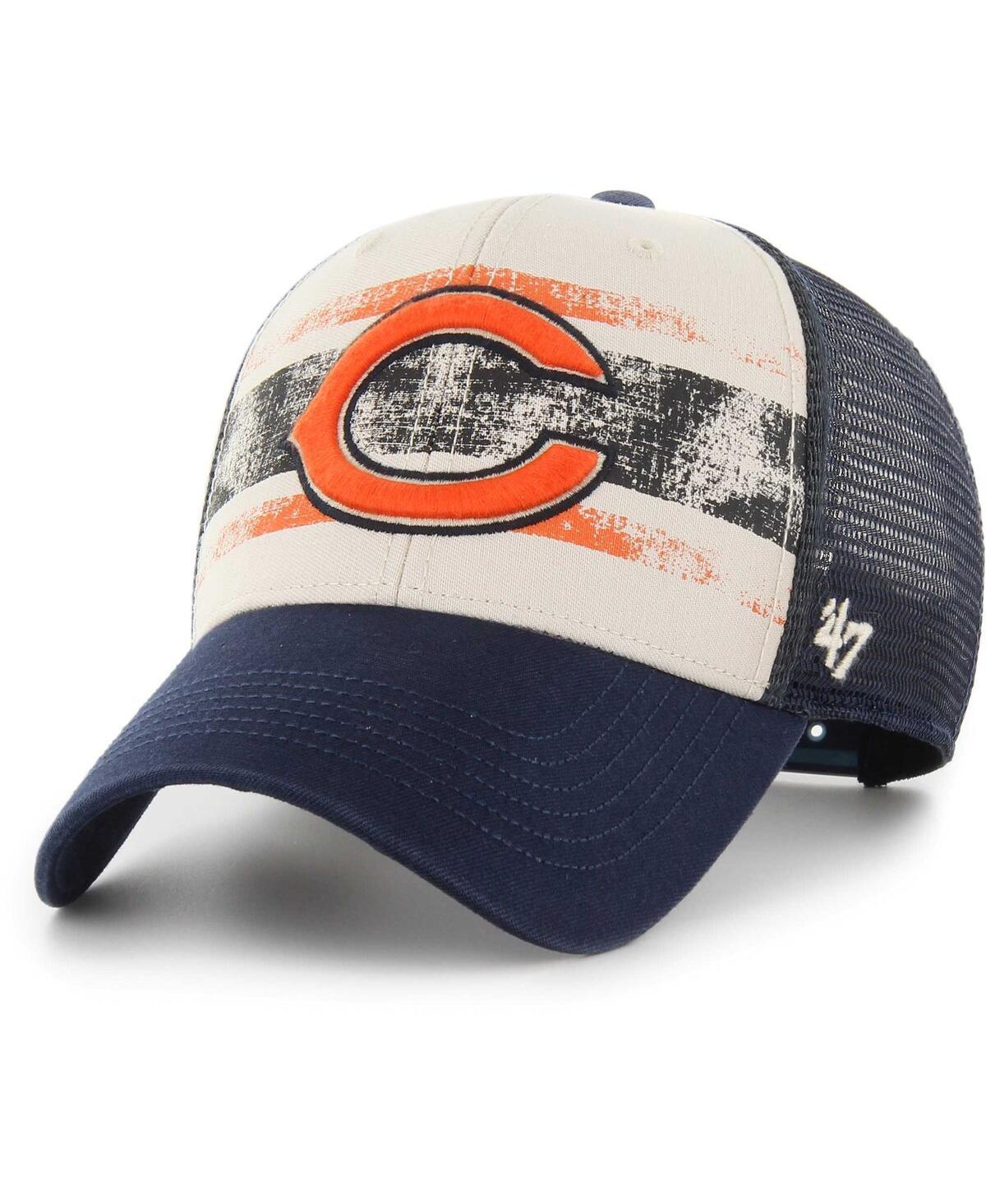 Mens 47 Brand Cream Chicago Bears Breakout Mvp Trucker Adjustable Hat Product Image