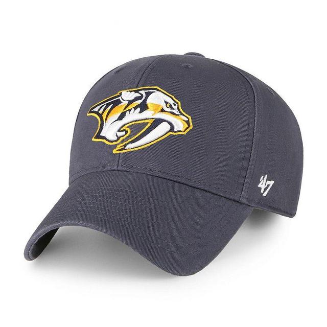 Mens 47 Navy Nashville Predators Legend MVP Adjustable Hat, Pdt Blue Product Image