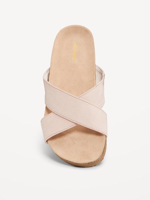 Cross-Strap Cork Sandals Product Image