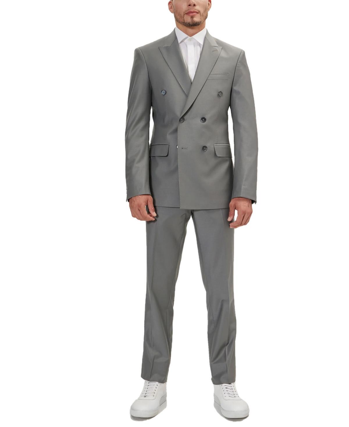 Ron Tomson Mens Modern Double Breasted, 2-Piece Suit Set Product Image