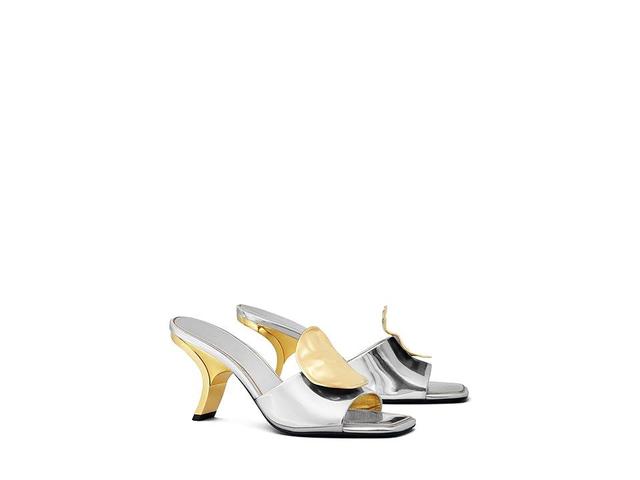 Patos Disc Metallic Mule Sandals Product Image