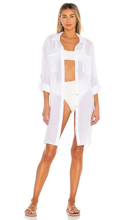 Seafolly Crinkle Twill Beach Tunic Product Image