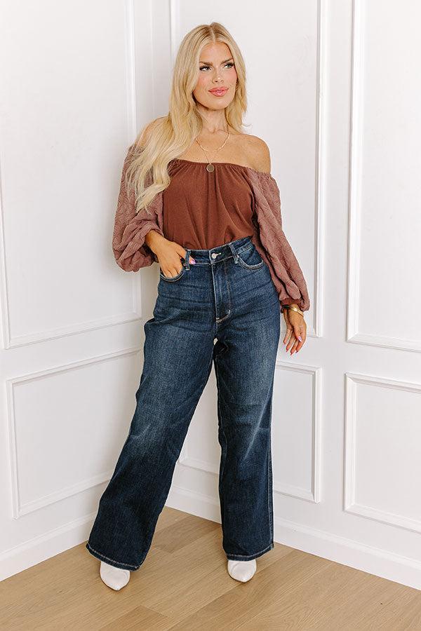 JUDY BLUE Molly High Waist Straight Leg Jean Curves Product Image