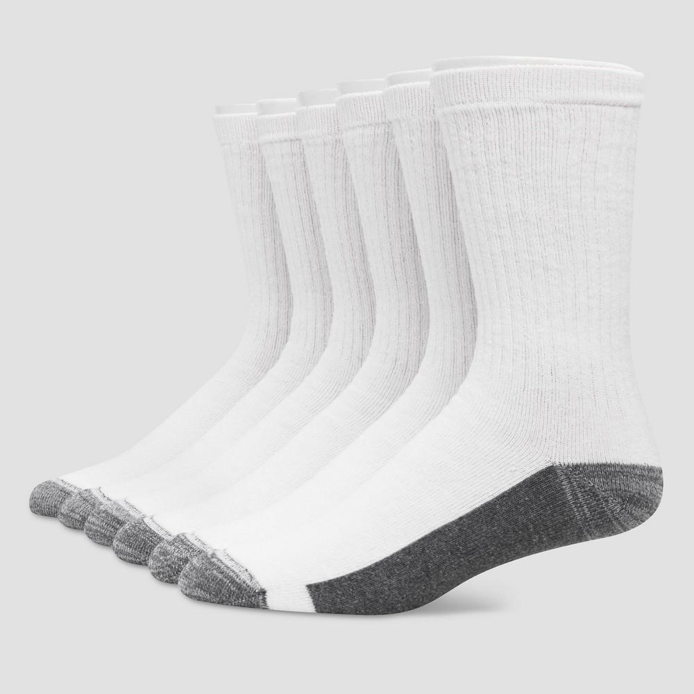 Hanes Premium Mens X-Temp Ultra Cushion Crew Socks 6pk 6-12 Product Image