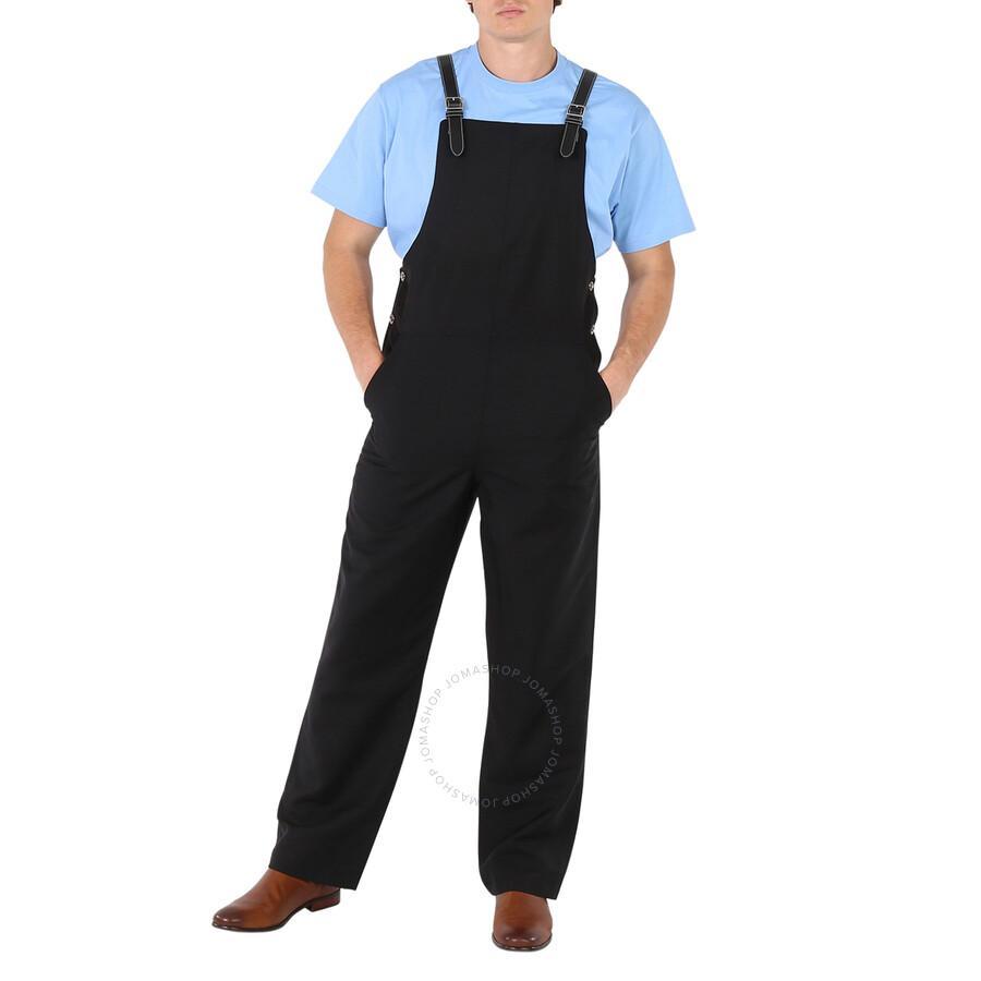 Men's Black Bib-front Technical Overalls Product Image