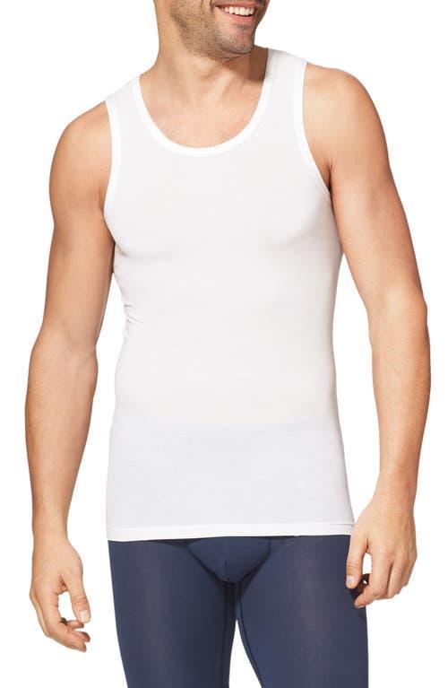 Tommy John Second Skin Slim Fit Tank Top 2 Pack White) Men's Pajama Product Image