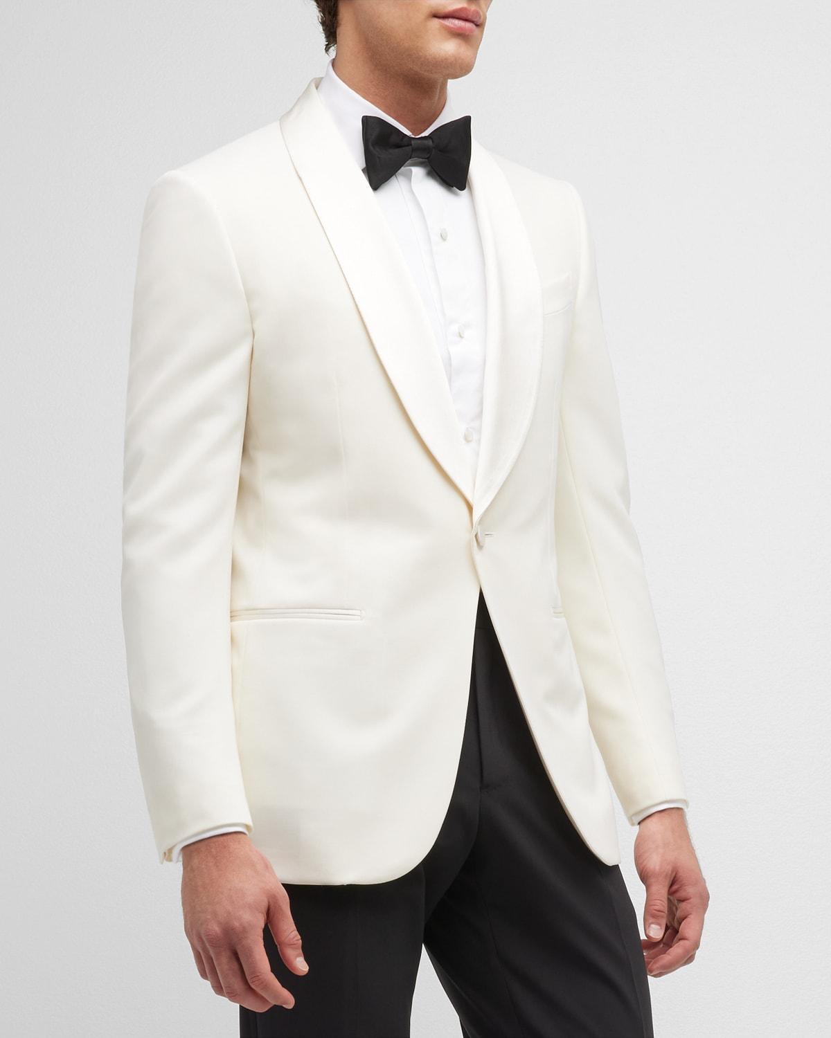 Mens Satin Shawl Dinner Jacket Product Image