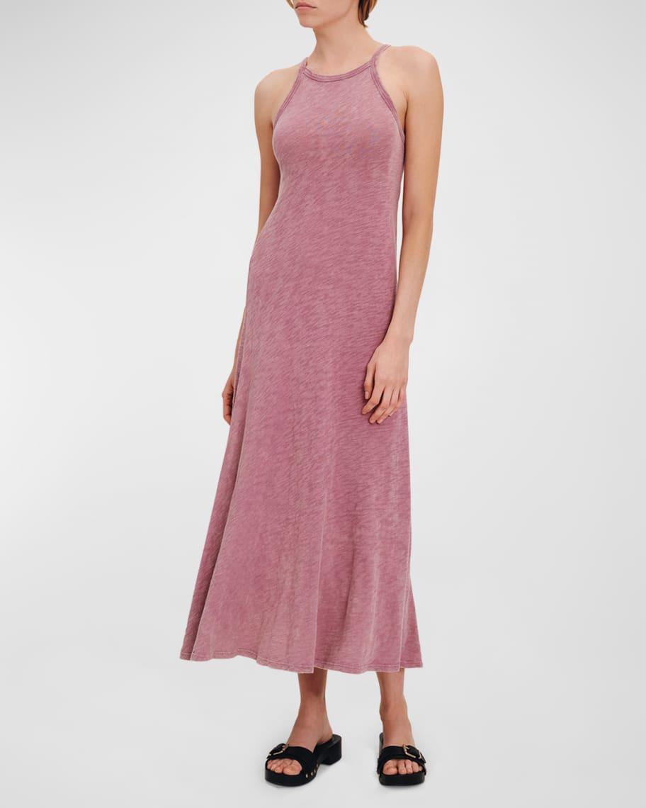 Slub Jersey Chroma Wash Tank Maxi Dress Product Image