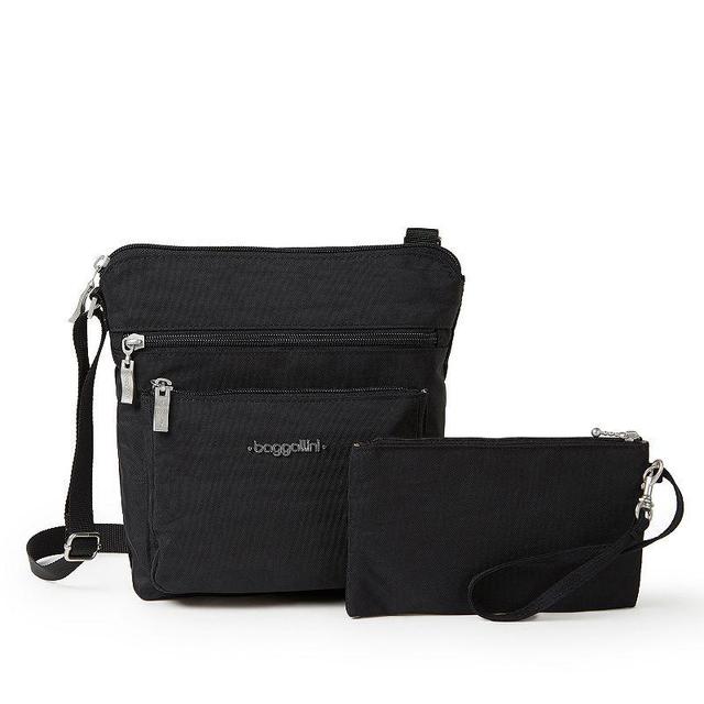 Baggallini Pocket Crossbody Bag with RFID-Blocking Wristlet Product Image