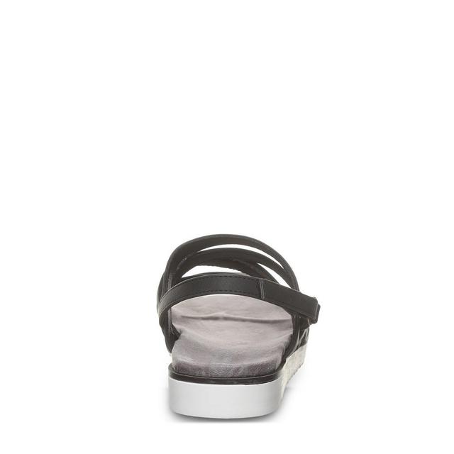 Bearpaw Crete Womens Strappy Slingback Sandals Grey Product Image