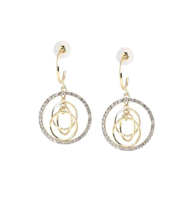 Sohi Womens Circular Drop Earrings Product Image