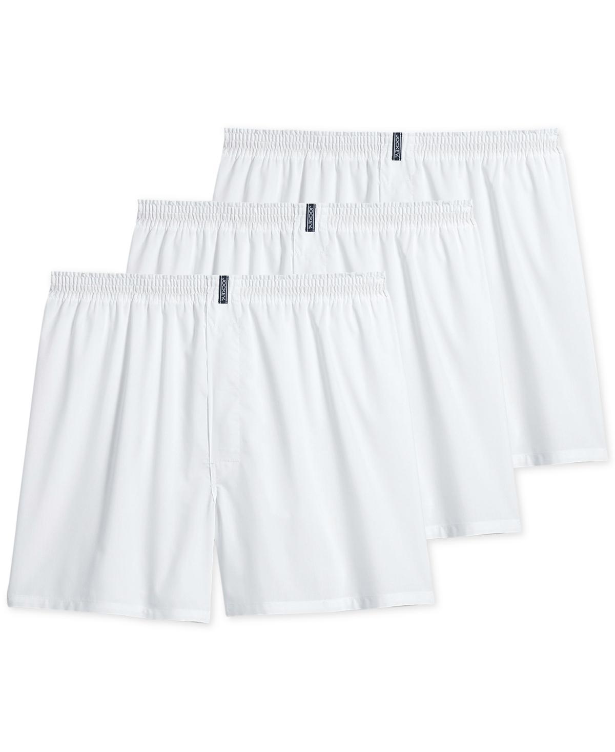 Mens Jockey 3-pack Classic Full-Cut Woven Boxers Product Image