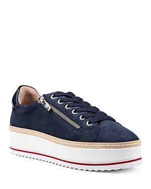 Donald Pliner Womens Zip Platform Sneakers Product Image