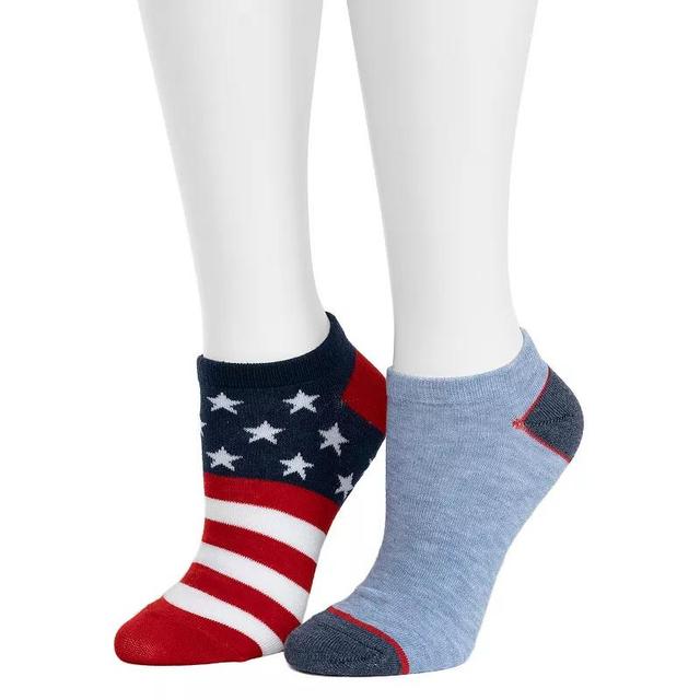 Womens 2-Pack Patriotic Low Cut Socks Product Image