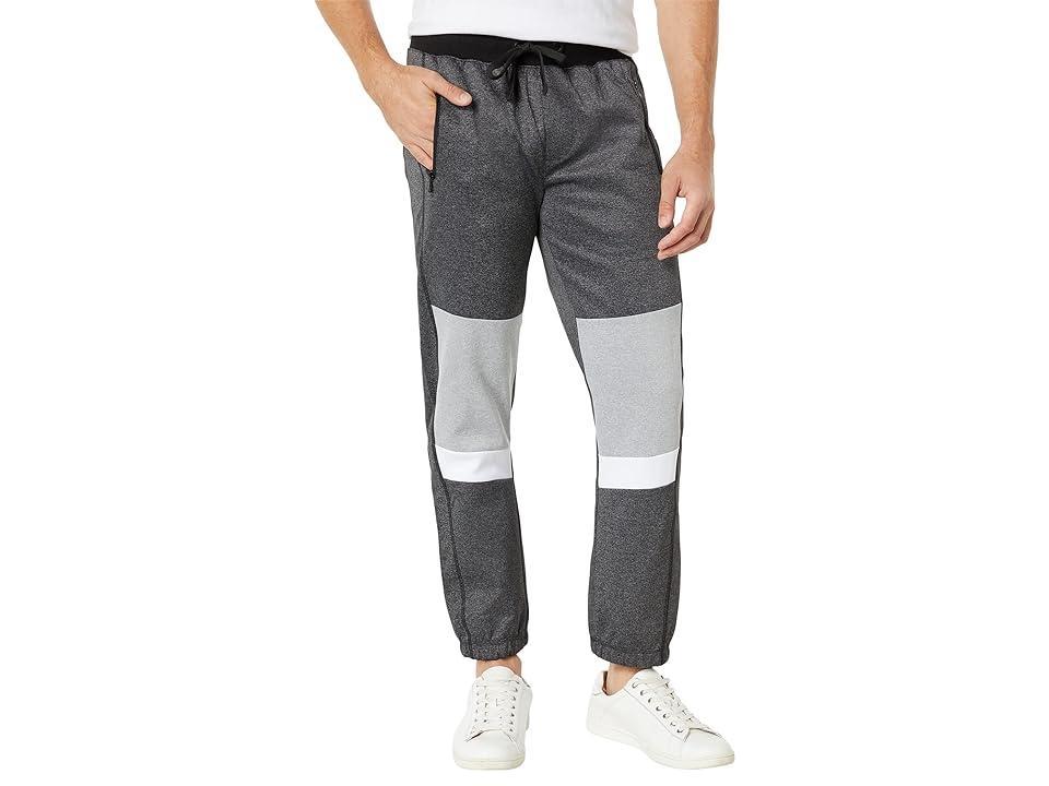 Karl Lagerfeld Paris Color-Block Joggers White/Grey) Men's Clothing Product Image