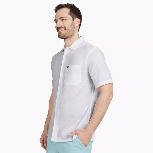 Mens Quiksilver Time Box Classic Short Sleeve Button Down Shirt Product Image