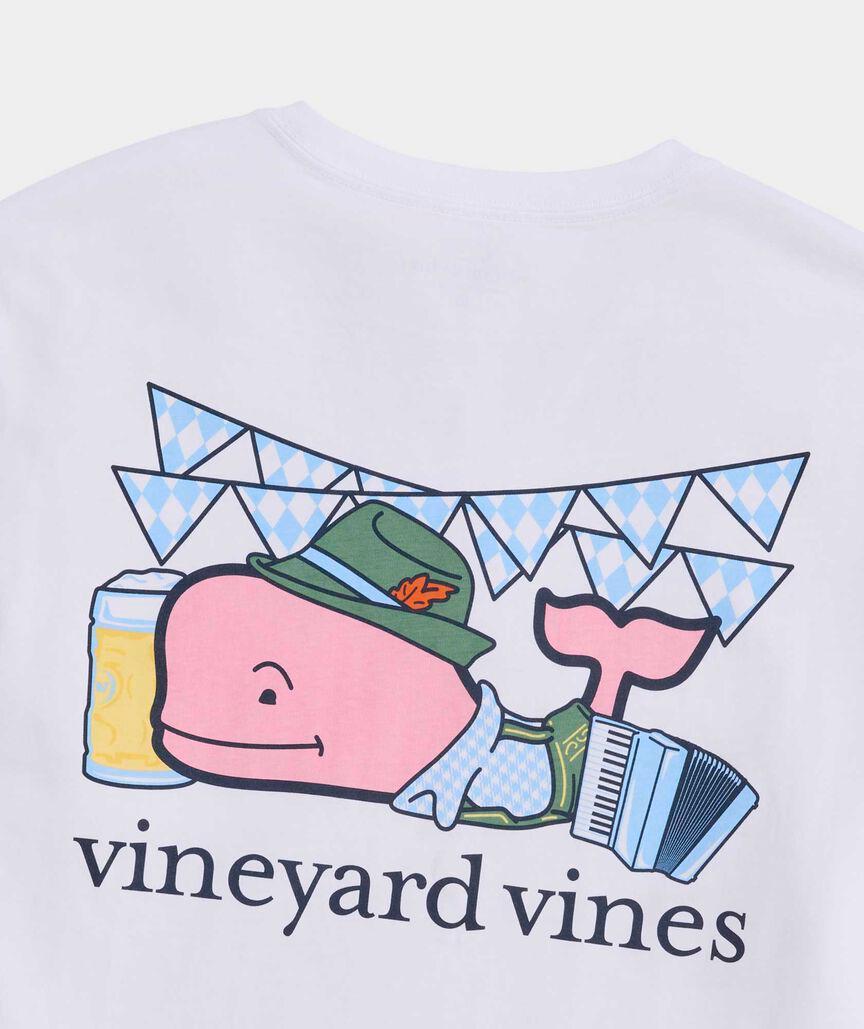 Oktoberfest Whale Short-Sleeve Pocket Tee Product Image