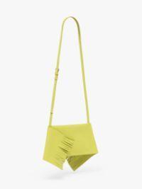 MINI SCARF BAG - SUEDE SHOULDER BAG in green | JW Anderson US  Product Image