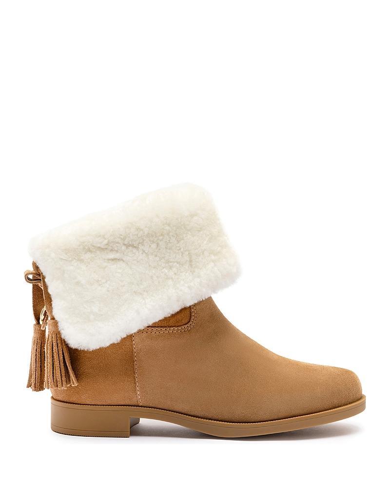 Larroude Womens Verbier Suede & Shearling Boots Product Image