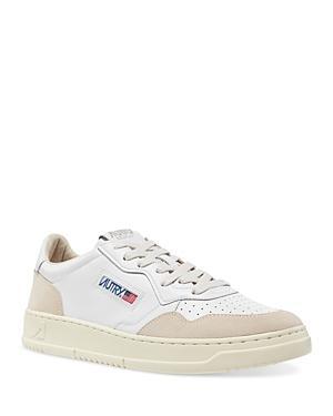 Autry Mens Medalist Leather Low Top Sneakers Product Image