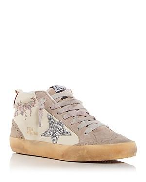 Golden Goose Womens Mid Star Low Top Sneakers Product Image