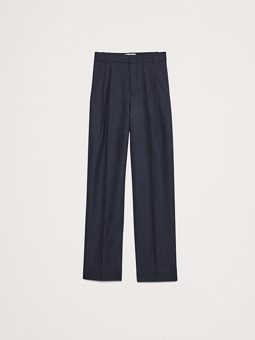 Relaxed Wide-Leg Italian Wool Pant Product Image