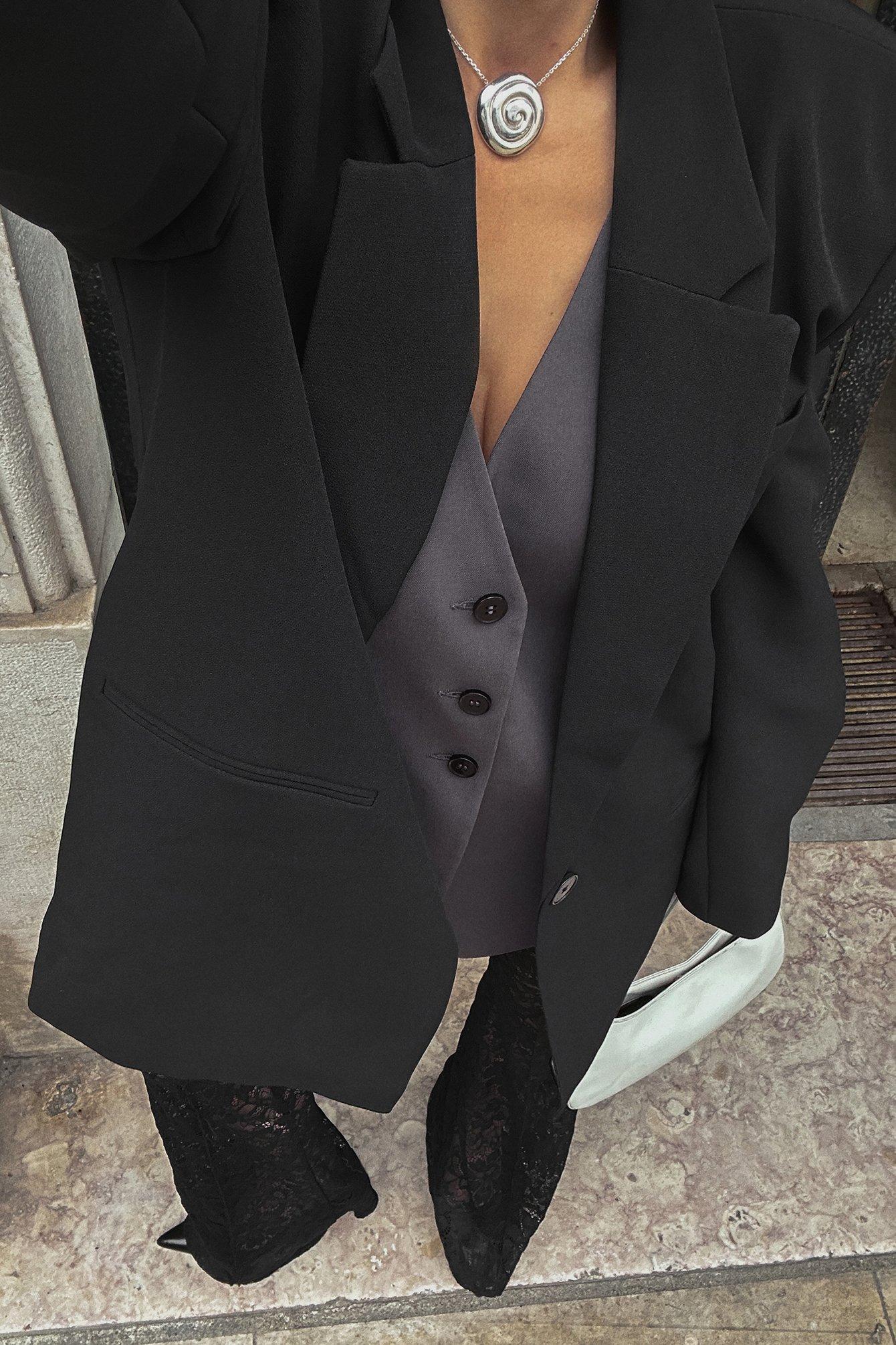 Tailored Oversized Vest Product Image