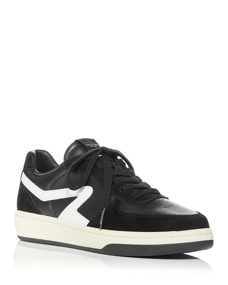 Womens Retro Court Leather & Suede Sneakers Product Image