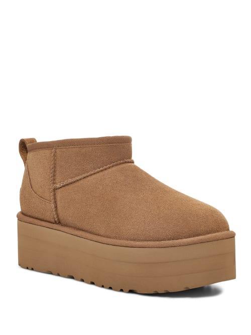 UGG Classic Ultra Mini Platform Suede Booties Product Image