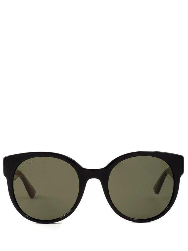 Eyewear Round Frame Sunglasses In Black Product Image