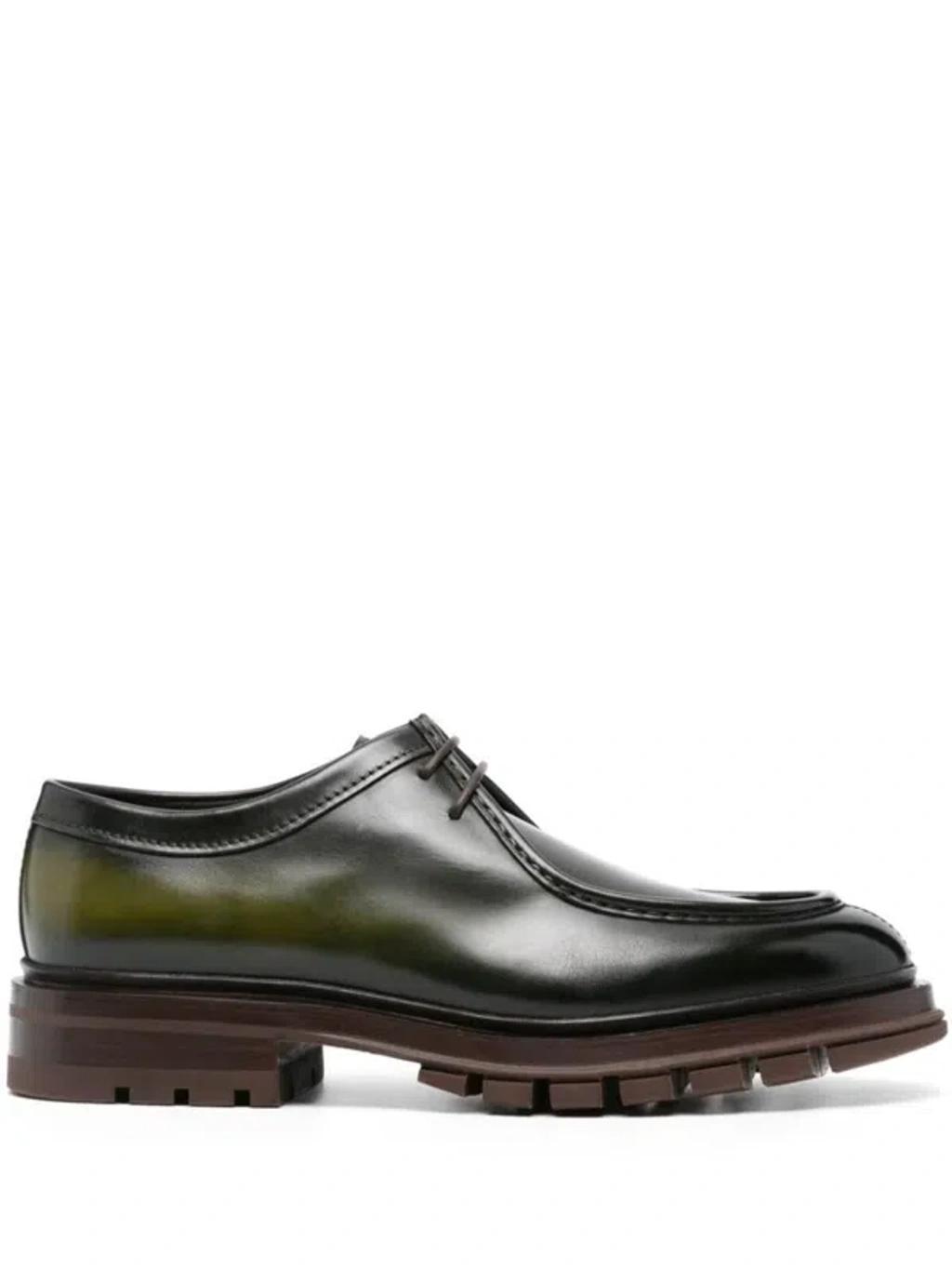 SANTONI Loafers In Green product image