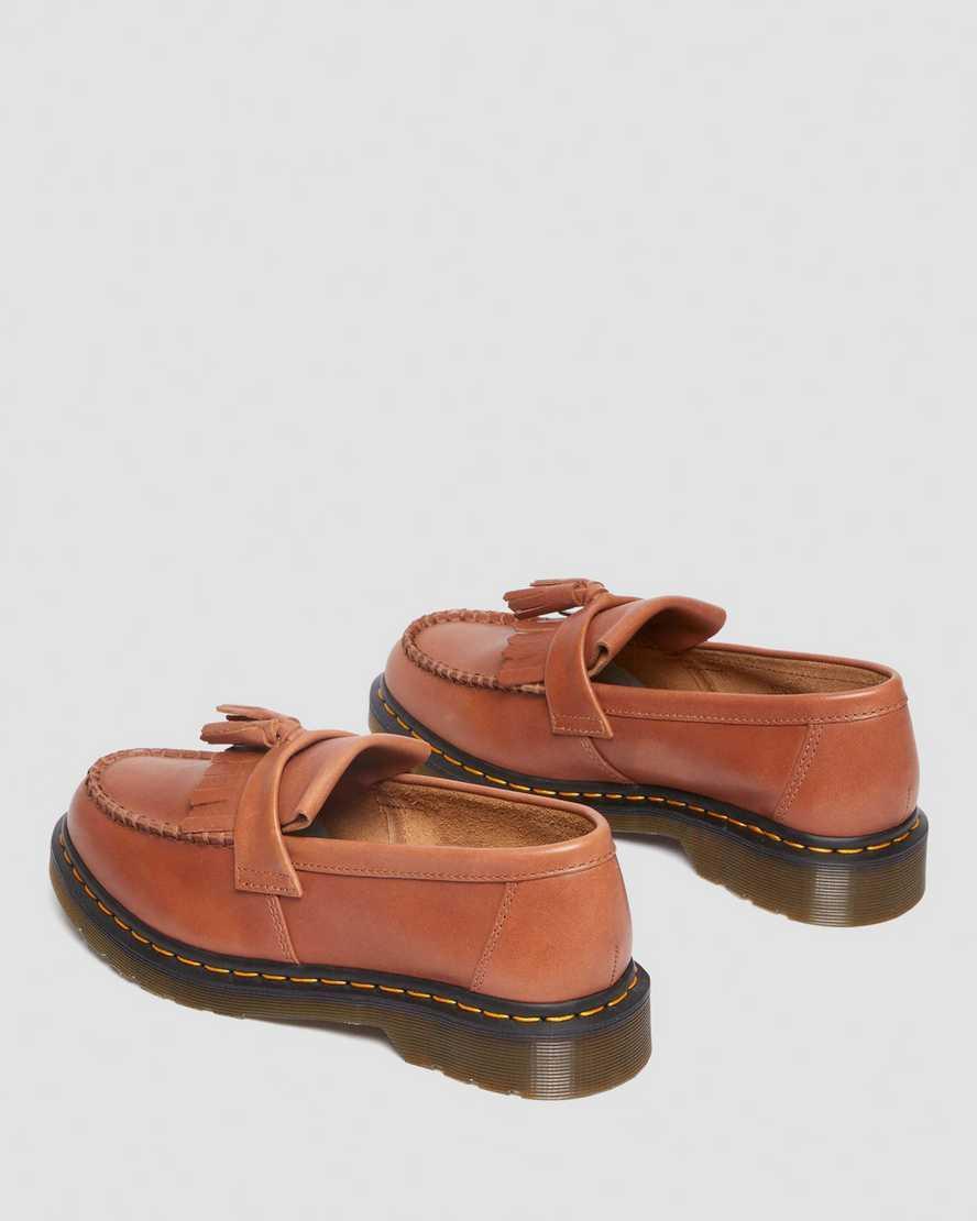 Adrian Carrara Leather Tassel Loafers Product Image