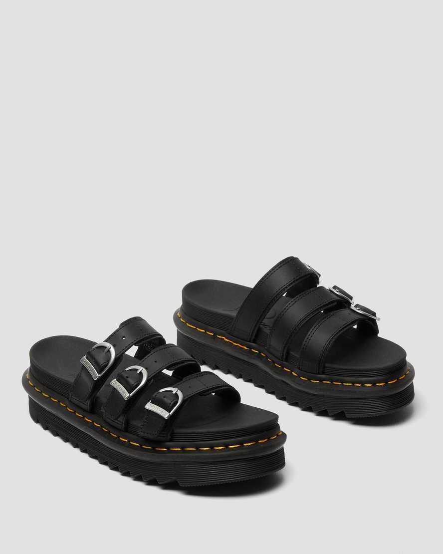 Womens Blaire 3-Strap Platform Slides Product Image