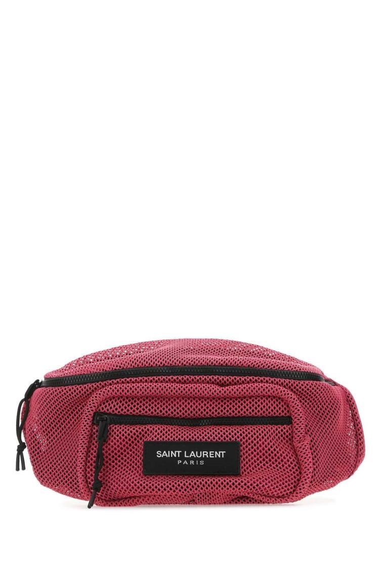 Mesh Belt Bag Adjustable Strap In Pink Product Image