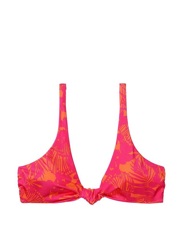 Knotted Bralette Bikini Top Product Image