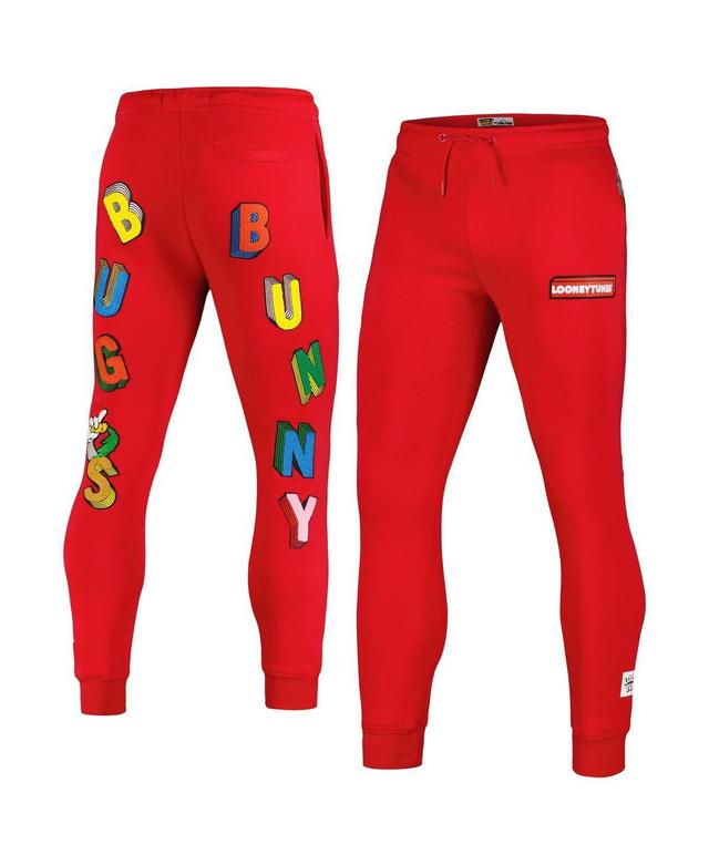 Mens Freeze Max Bugs Bunny Red Looney Tunes Big Letter Pants Product Image