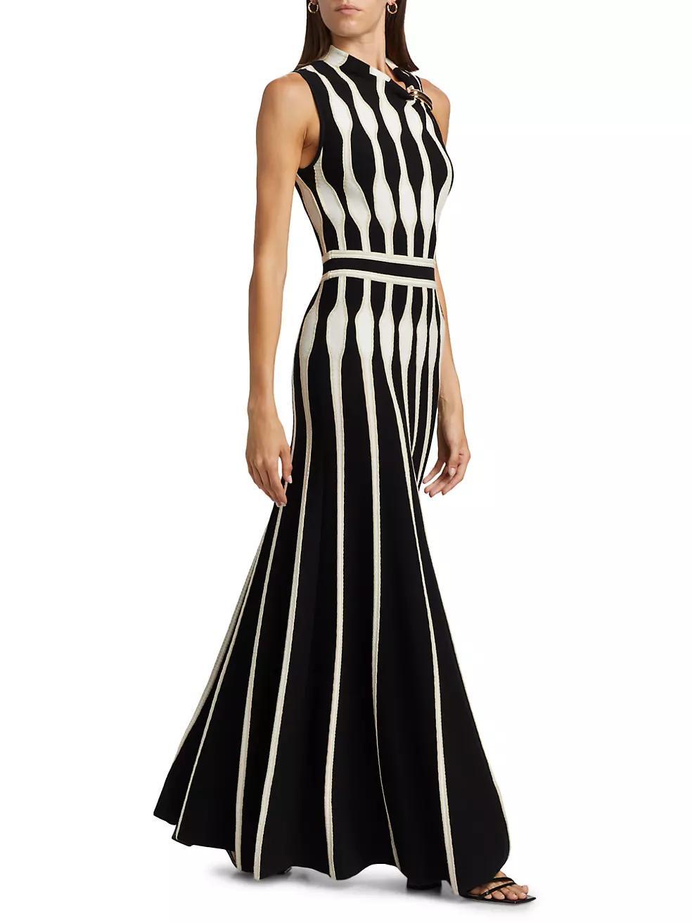 Beaford Geometric Maxi-Dress Product Image