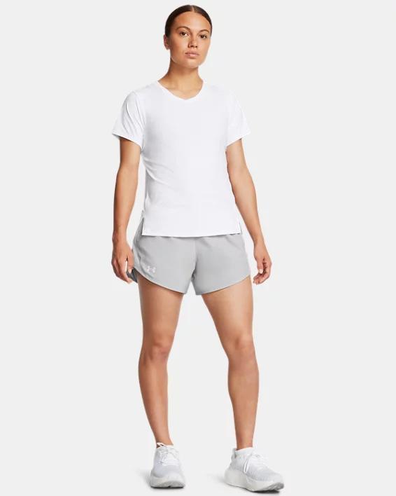 Womens UA Fly-By Heather 3 Shorts Product Image