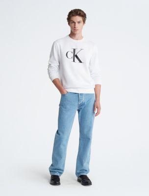 Monogram Logo Fleece Crewneck Sweatshirt Product Image