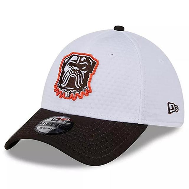 Mens New Era /Brown Cleveland Browns 2024 NFL Training Camp 39THIRTY Flex Hat Product Image