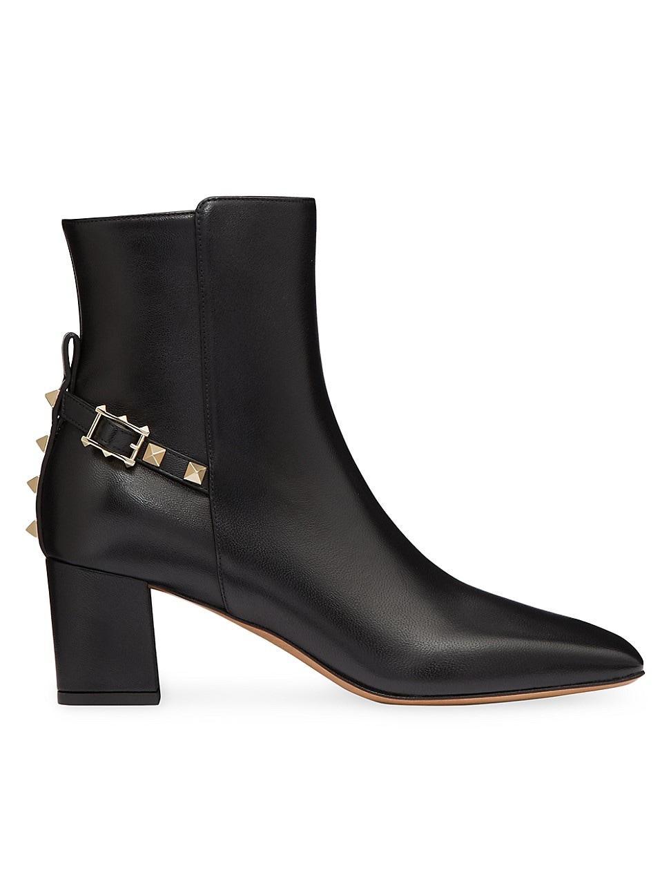 Womens Rockstud Nappa Ankle Boots Product Image