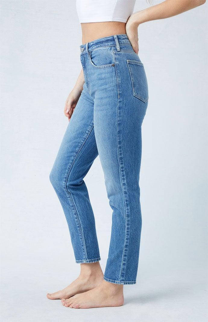 Womens Eco Stretch Mom Jeans - Product Image