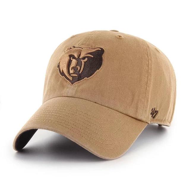 Mens 47 Tan Memphis Grizzlies Ballpark Clean Up Adjustable Hat Product Image