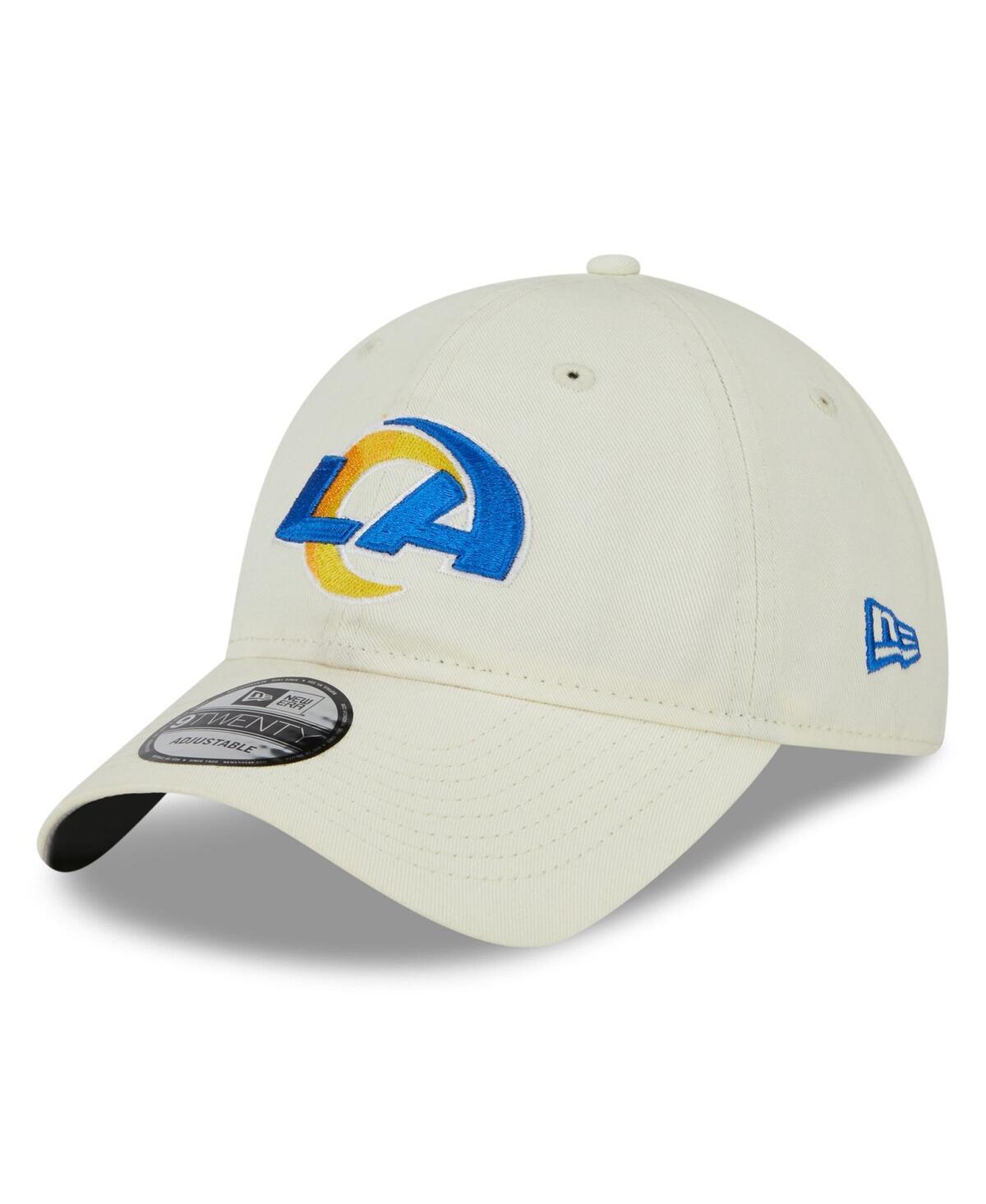 Mens New Era Cream Los Angeles Rams Core Classic 2.0 9TWENTY Adjustable Hat Product Image