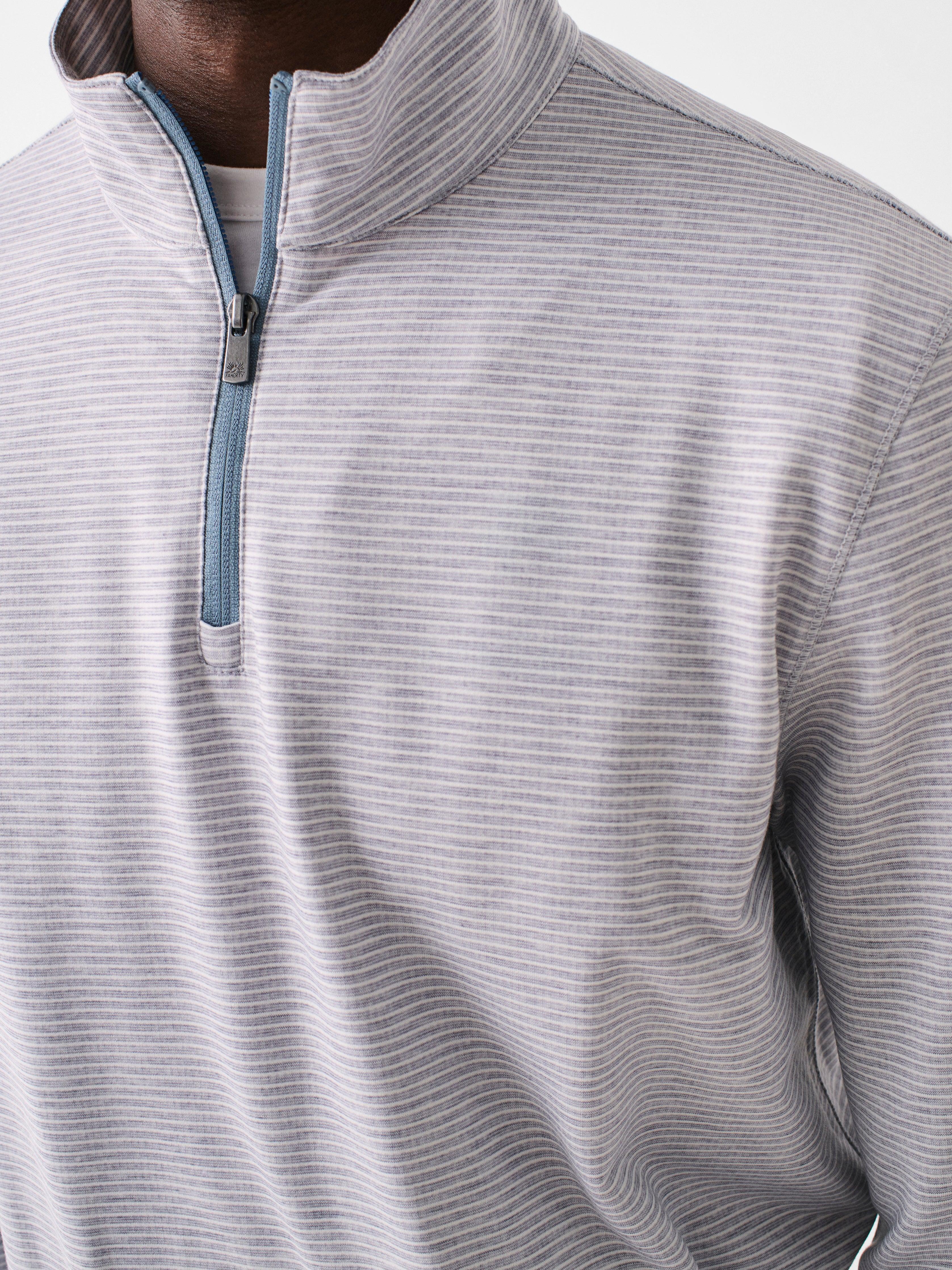 Movement™ Quarter Zip - Mountain Grey Feeder Stripe Male Product Image