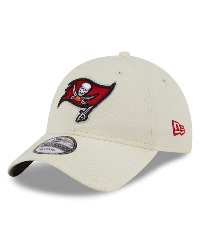 Mens New Era Cream Tampa Bay Buccaneers Core Classic 2.0 9TWENTY Adjustable Hat Product Image